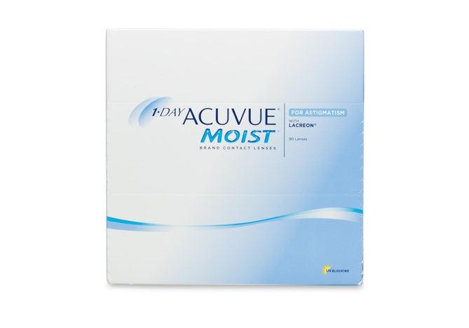 1 Day Acuvue Moist for Astigmatism 90 Pack - Eye Vault
