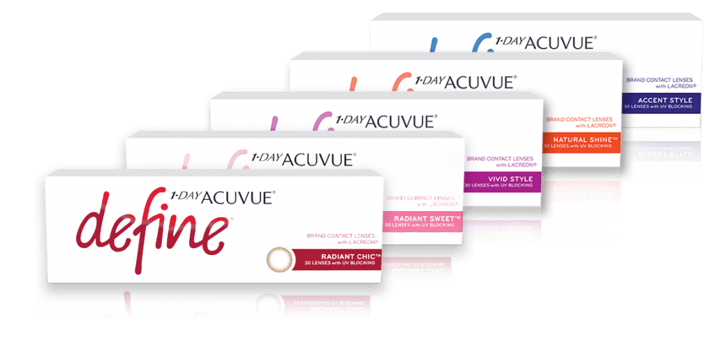 1 Day Acuvue Define Natural Shine 30 Pack - Eye Vault