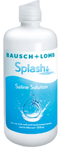 Splash Saline Solution 355mL - Eye Vault